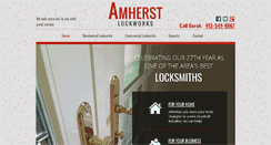 Desktop Screenshot of amherstlockworks.net