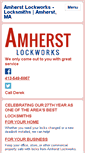 Mobile Screenshot of amherstlockworks.net